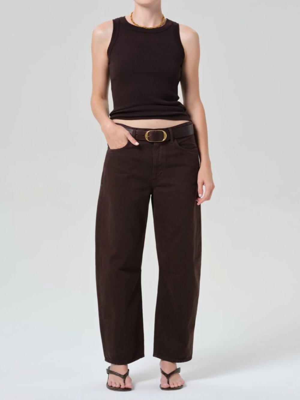 Citizens of Humanity Miro Relaxed Jean, Carob - Size 26